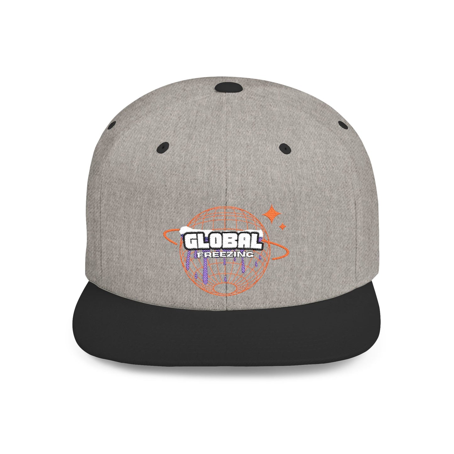 Casquette Snapback Global – casquette élégante à six panneaux ajustable pour hommes et femmes. Respirante, brodée et idéale comme cadeau ou pour un usage quotidien.