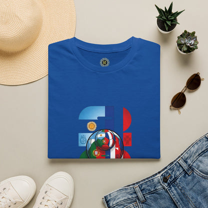 2026 Soccer World Flags T-Shirt | Football Tournament Graphic Tee
