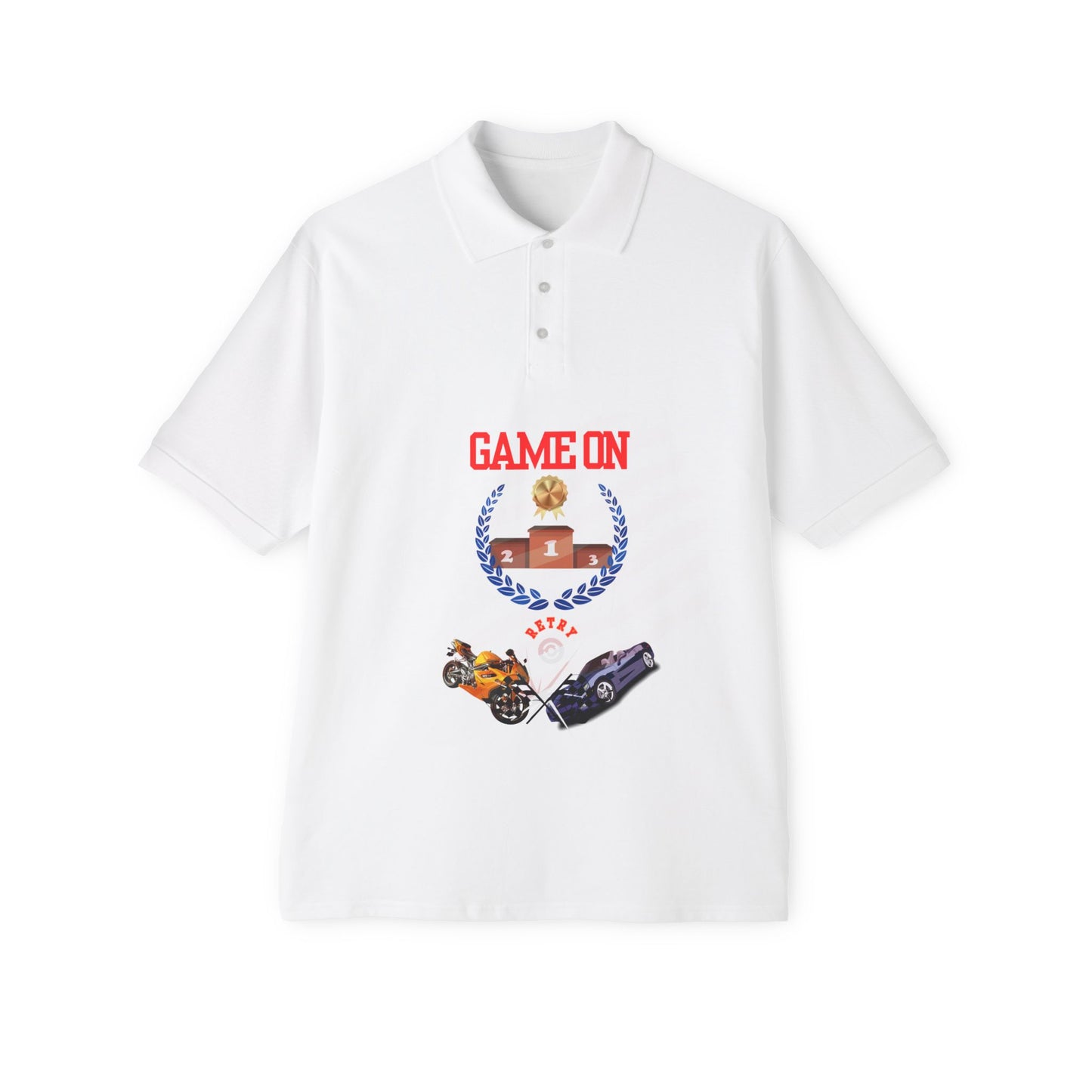 Men's Polo Shirt - Casual Sportswear Tee for Active Lifestyle