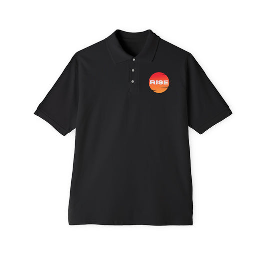 Piqué Polo Shirt - RISE Men's Classic Comfort for Everyday Style