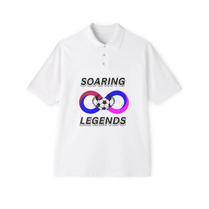 Men's Piqué Polo - Soaring Legends Soccer Shirt - RizQ Life 