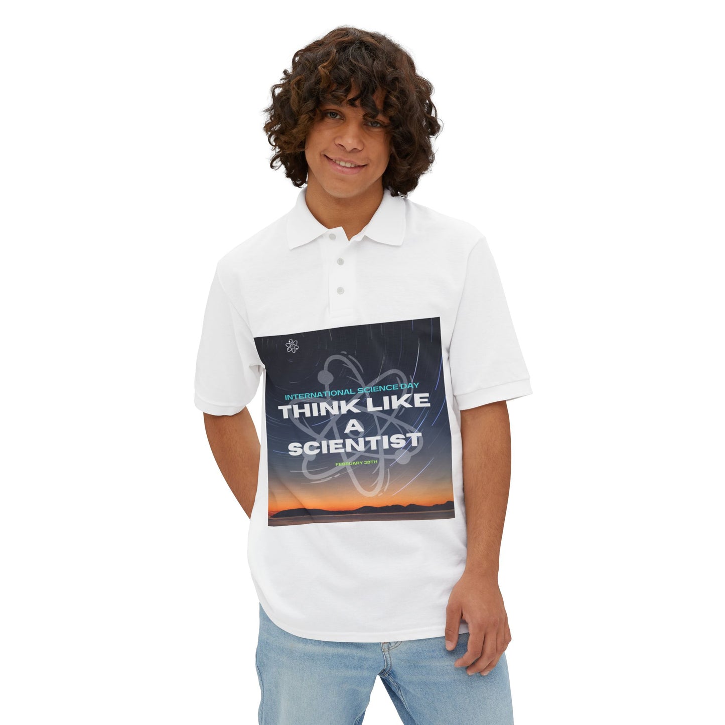 Men’s cotton piqué polo shirt. Short sleeve golf & business casual collared shirt, sizes S–3XL. Great gift for Father’s Day, work, or weekend wear.