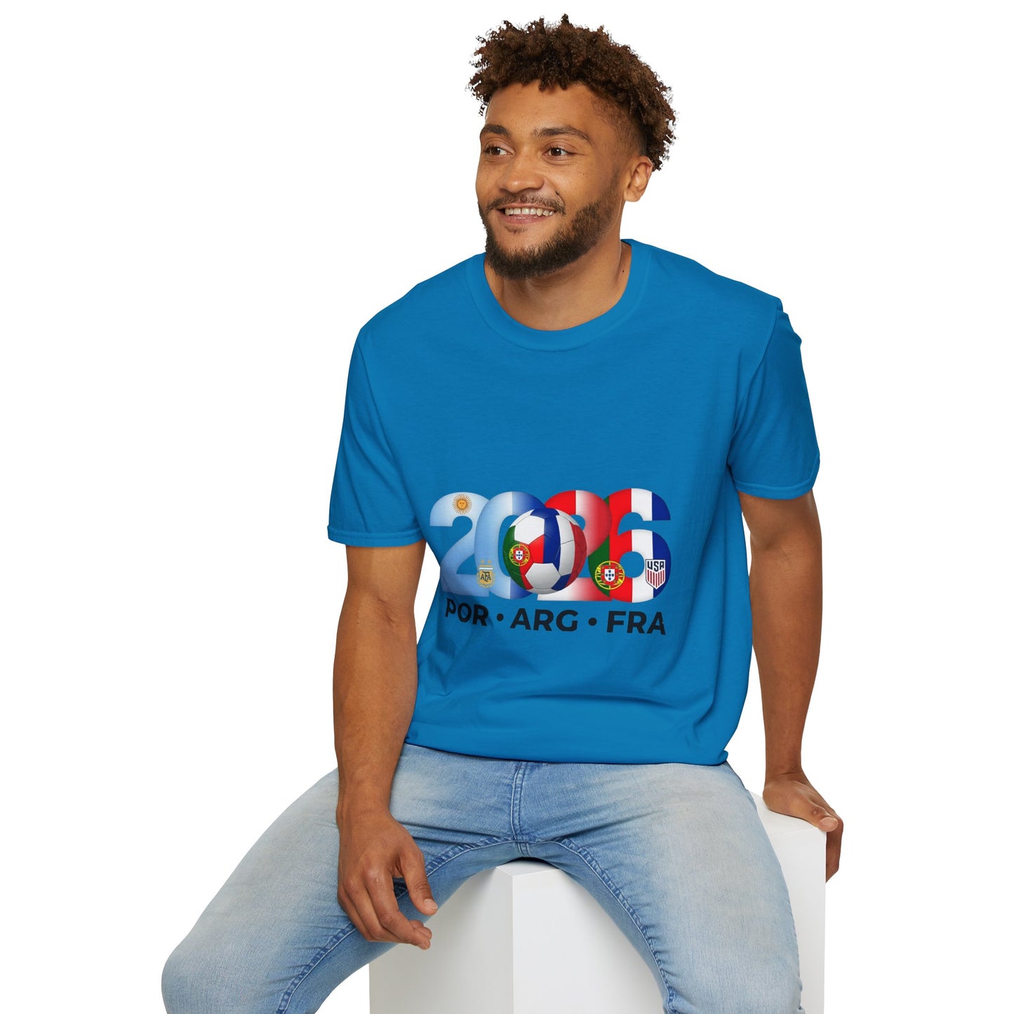 2026 Soccer Unisex Shirt | POR ARG FRA USA Football Tee