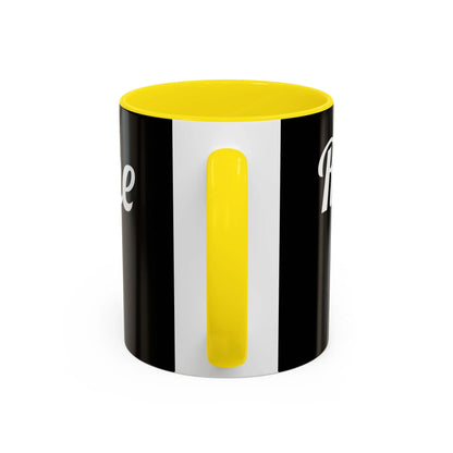 Rise & Shine Accent Coffee Mug - Motivational Black Mug for Morning Boost - RizQ Life 