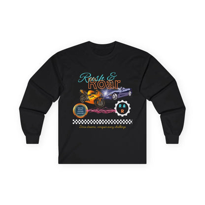 Drive & Roar Long Sleeve Tee - Car Enthusiast Gift - RizQ Life 