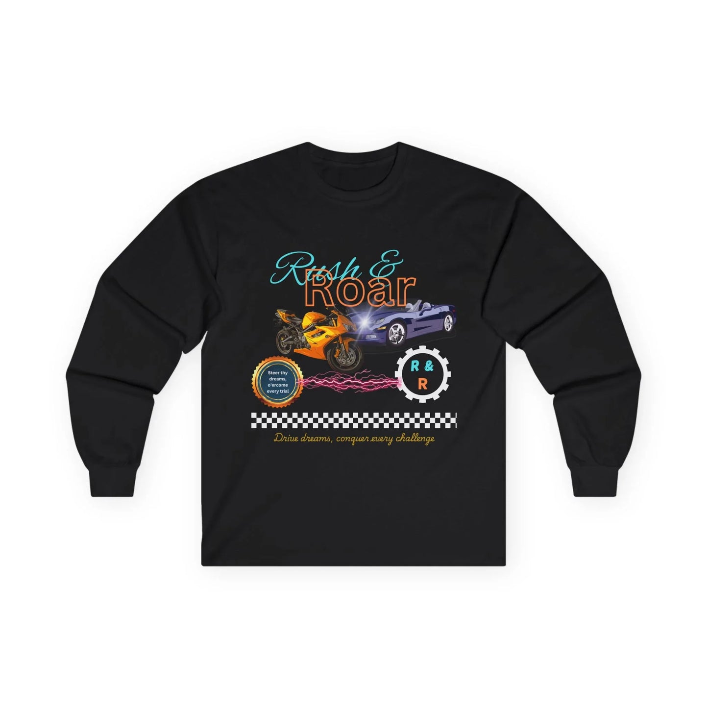 Drive & Roar Unisex Long Sleeve Tee – Car Enthusiast Gift - RizQ Life 