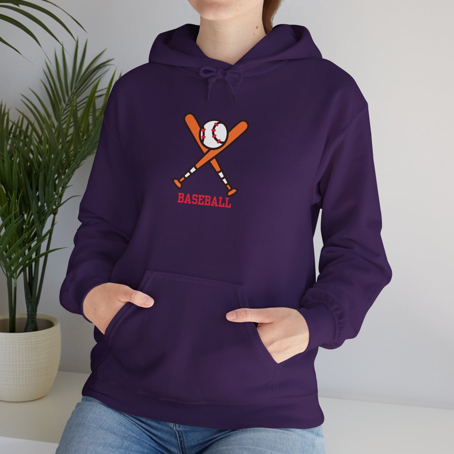 Women's Baseball Hoodie - Cozy Sports Sweatshirt for Baseball Lovers