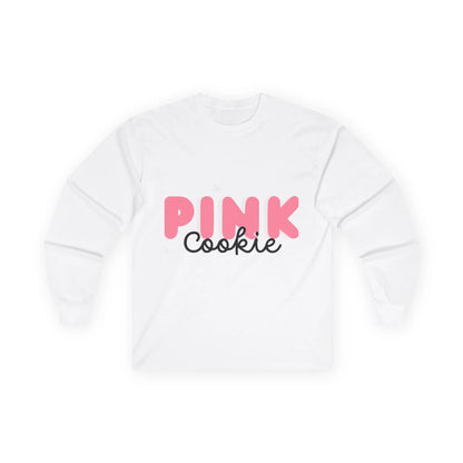 Pink Cookie Long Sleeve Tee - Sweet Treat Vibe - RizQ Life 