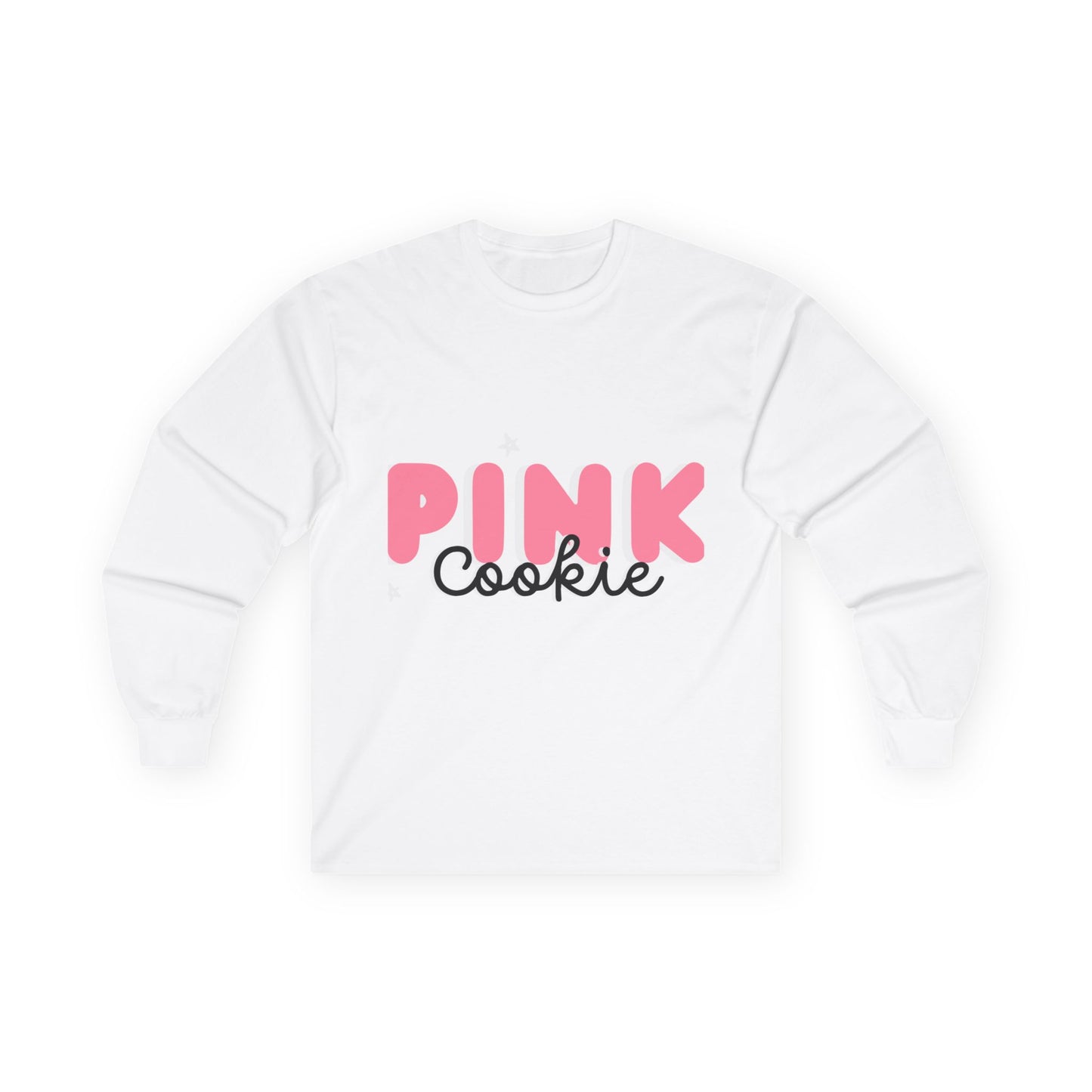 Pink Cookie Long Sleeve Tee - Sweet Treat Vibe