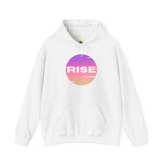 Women's Rise Graphic Hoodie - Cozy & Inspirational Sweatshirt