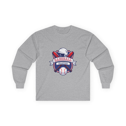 Baseball Enthusiast Long Sleeve Tee - Unisex Ultra Cotton