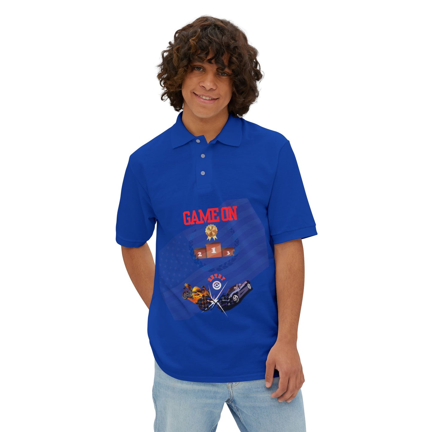 Men's Polo Shirt - Casual Sportswear Tee for Active Lifestyle