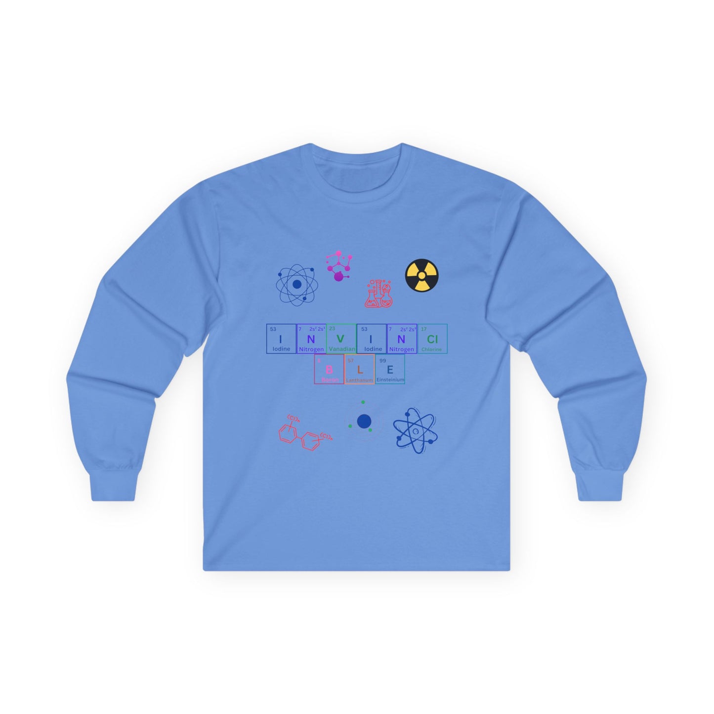 Invincible Unisex Long Sleeve Tee - Science Inspired Graphic Tee