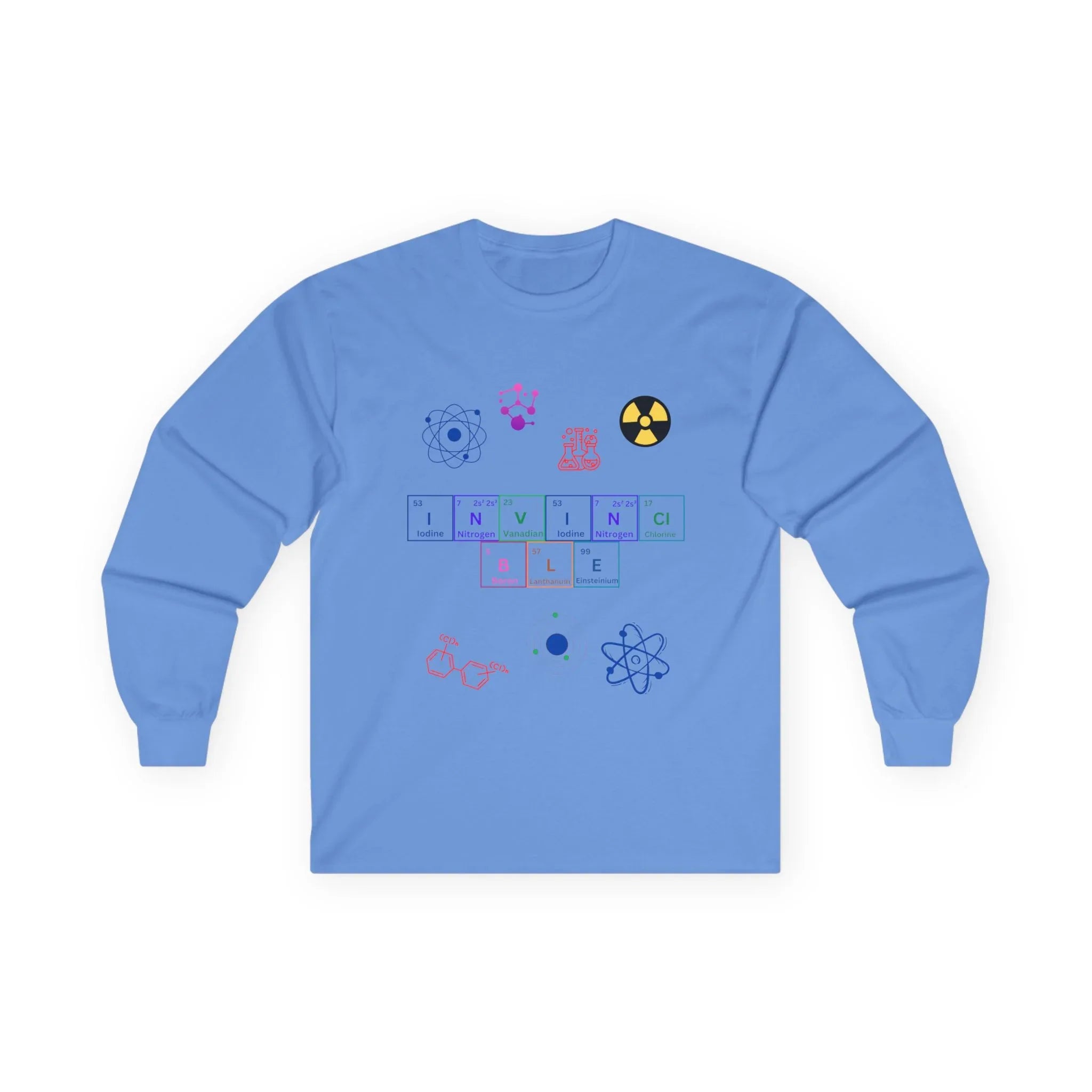 Invincible Long Sleeve Tee - Unisex Funny Science Shirt - RizQ Life 