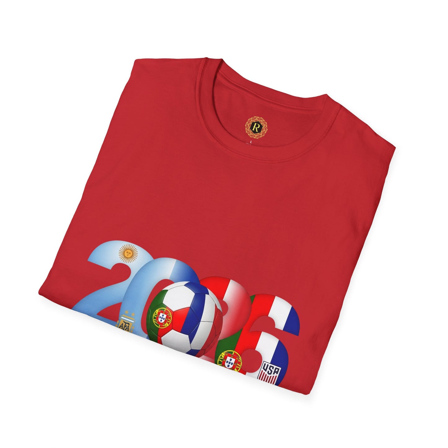 2026 Soccer Unisex Shirt | POR ARG FRA USA Football Tee