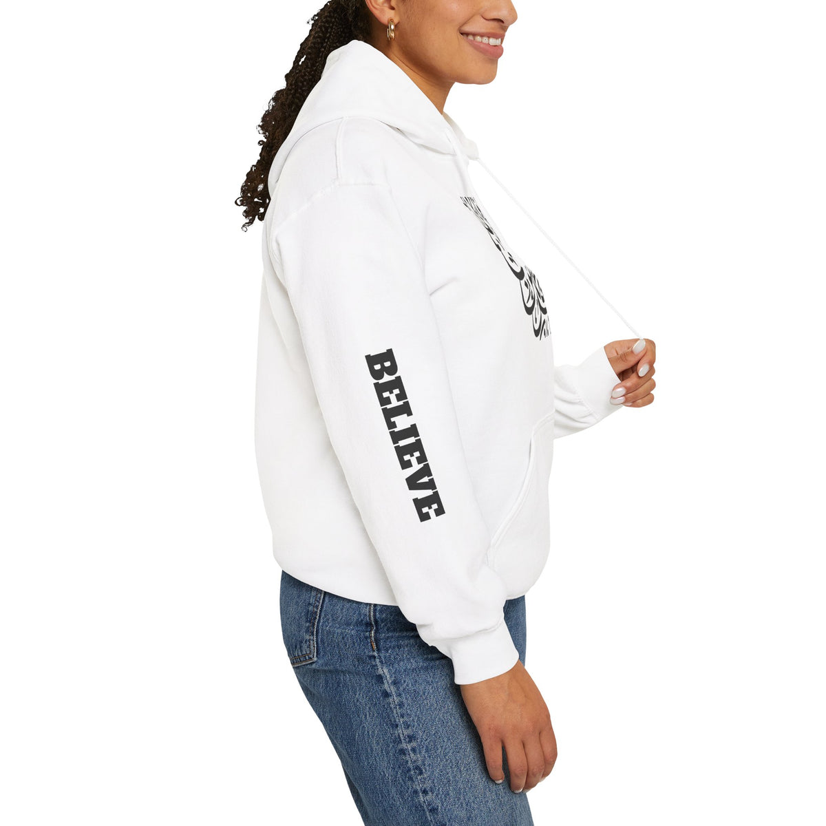 Islamic Calligraphy Hoodie Arabic Faith