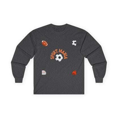 Sport Long Sleeve Tee - Fun Sports Design for Active Lifestyle - RizQ Life 
