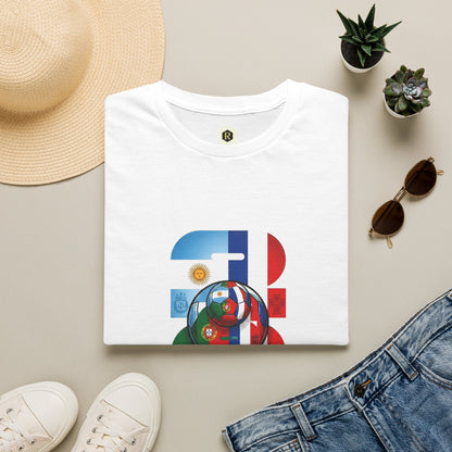 2026 Soccer World Flags T-Shirt | Football Tournament Graphic Tee
