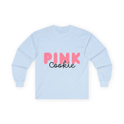Pink Cookie Long Sleeve Tee - Sweet Treat Vibe - RizQ Life 