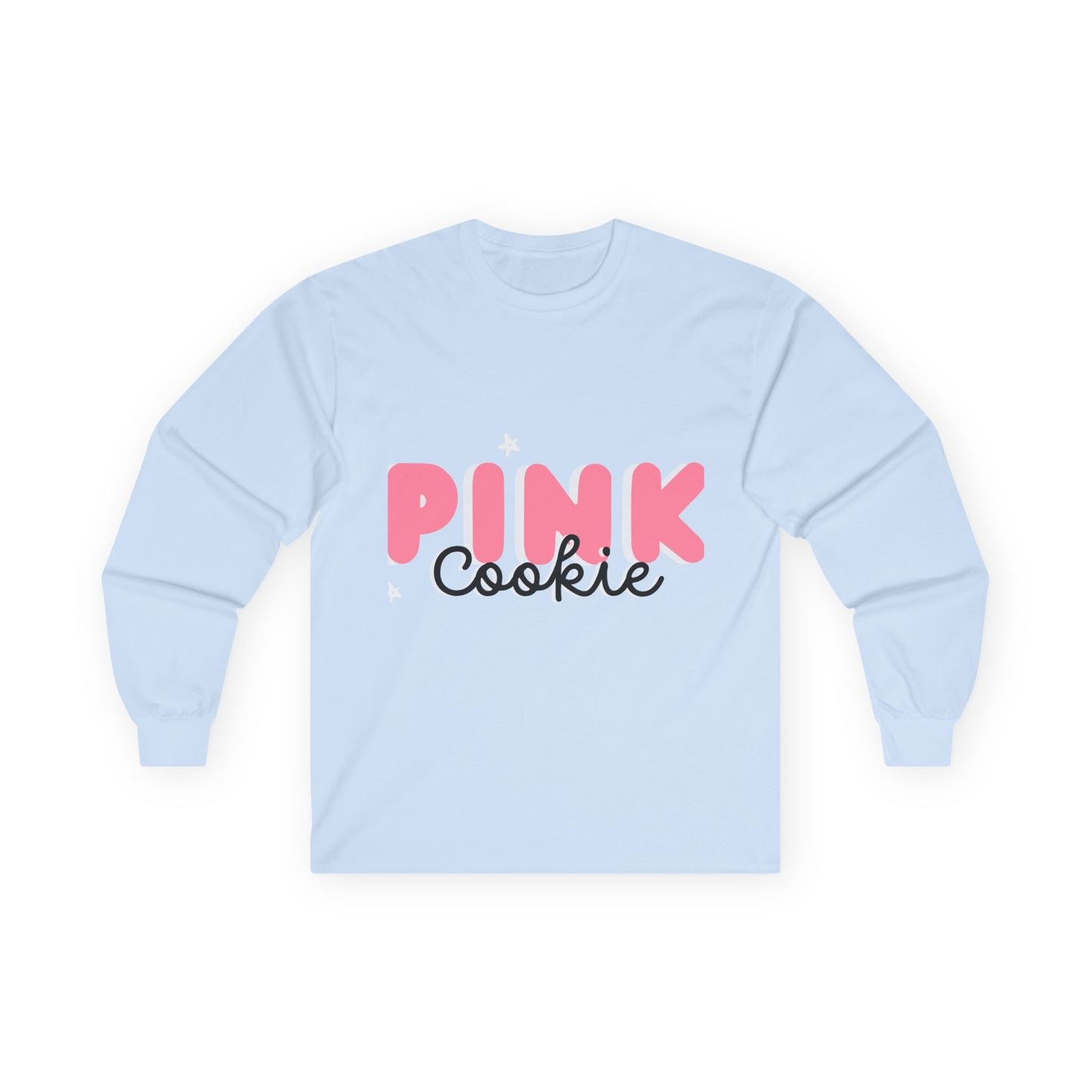 Pink Cookie Long Sleeve Tee - Sweet Treat Vibe