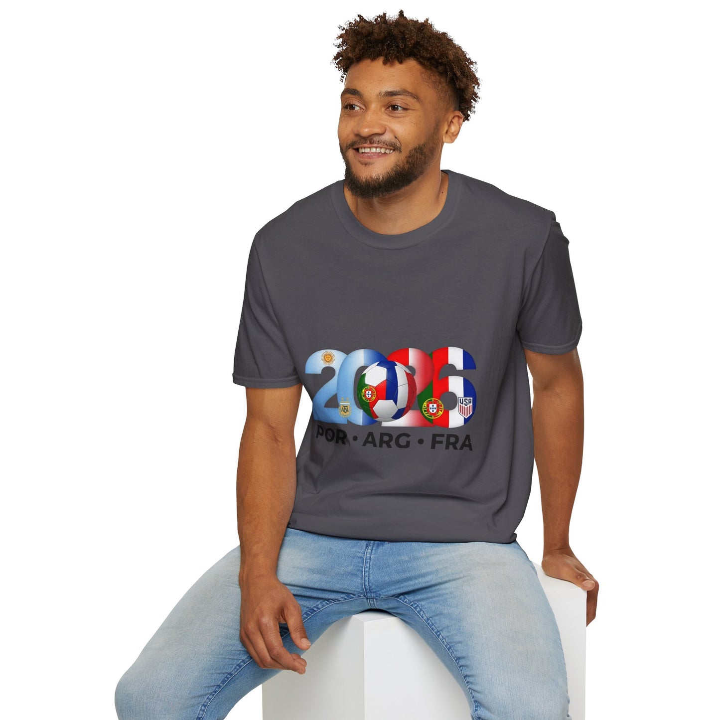 2026 Soccer Unisex Shirt | POR ARG FRA USA Football Tee