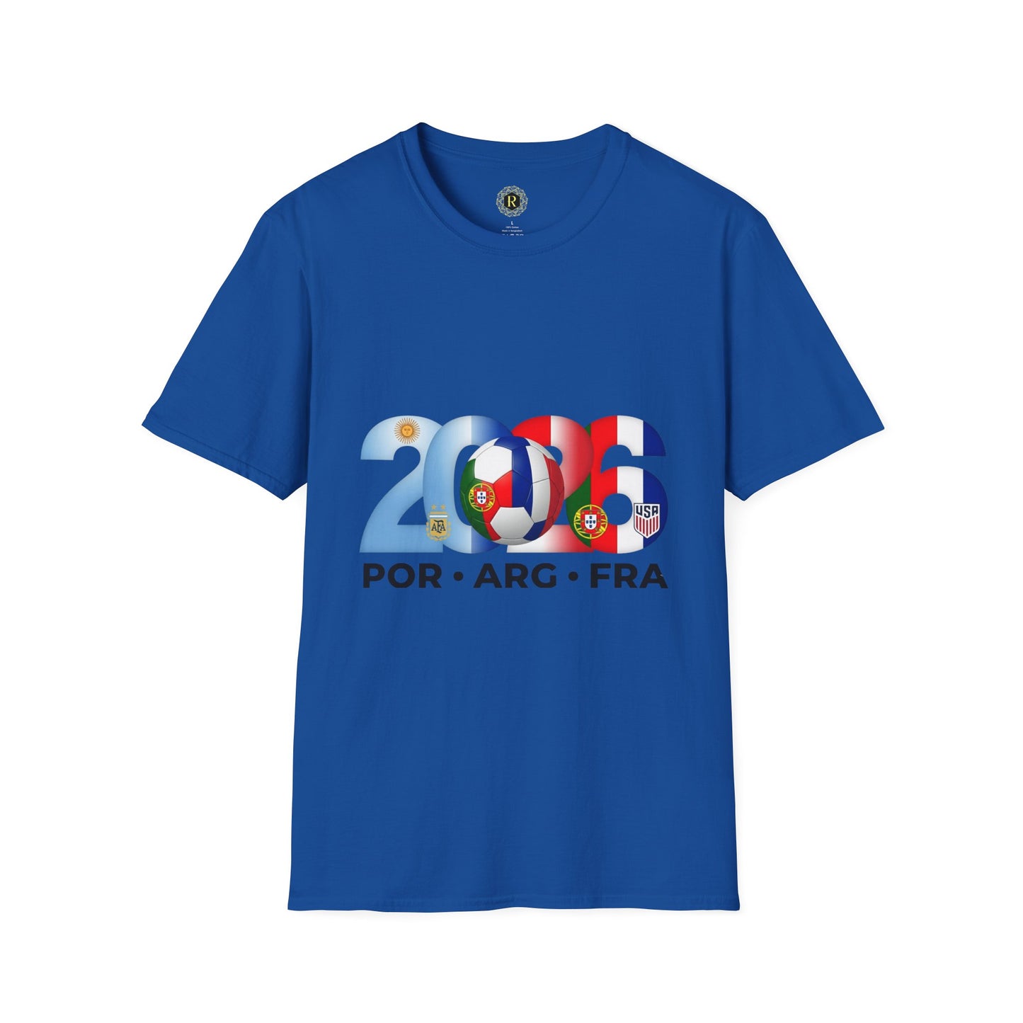 2026 Soccer Unisex Shirt | POR ARG FRA USA Football Tee