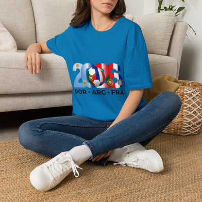 2026 Soccer Unisex Shirt | POR ARG FRA USA Football Tee