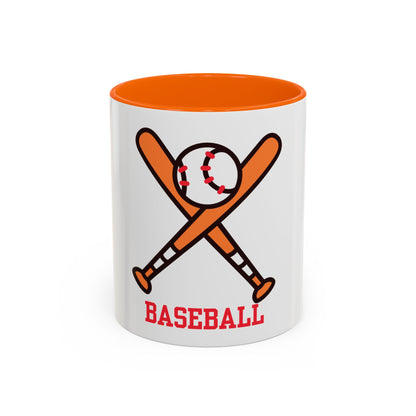 Baseball Accent Coffee Mug - Perfect for Sports Lovers & Gifting