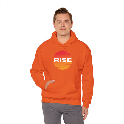 Men's Rise Sunset Hoodie - Comfortable Heavy Blend Sweatshirt