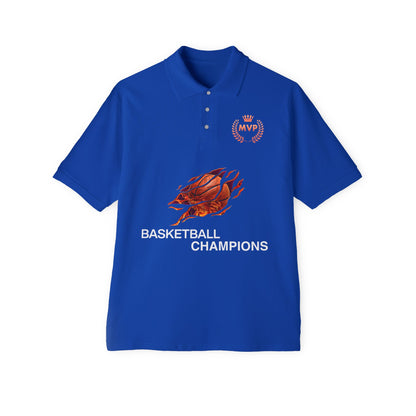 Basketball Pique Polo T- shirt