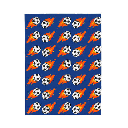 Soccer-Themed Velveteen Plush Blanket, Cozy Blanket for Soccer Fans, Sports Blanket, Gift for Kids, Soft Throw Blanket for Home and [...]