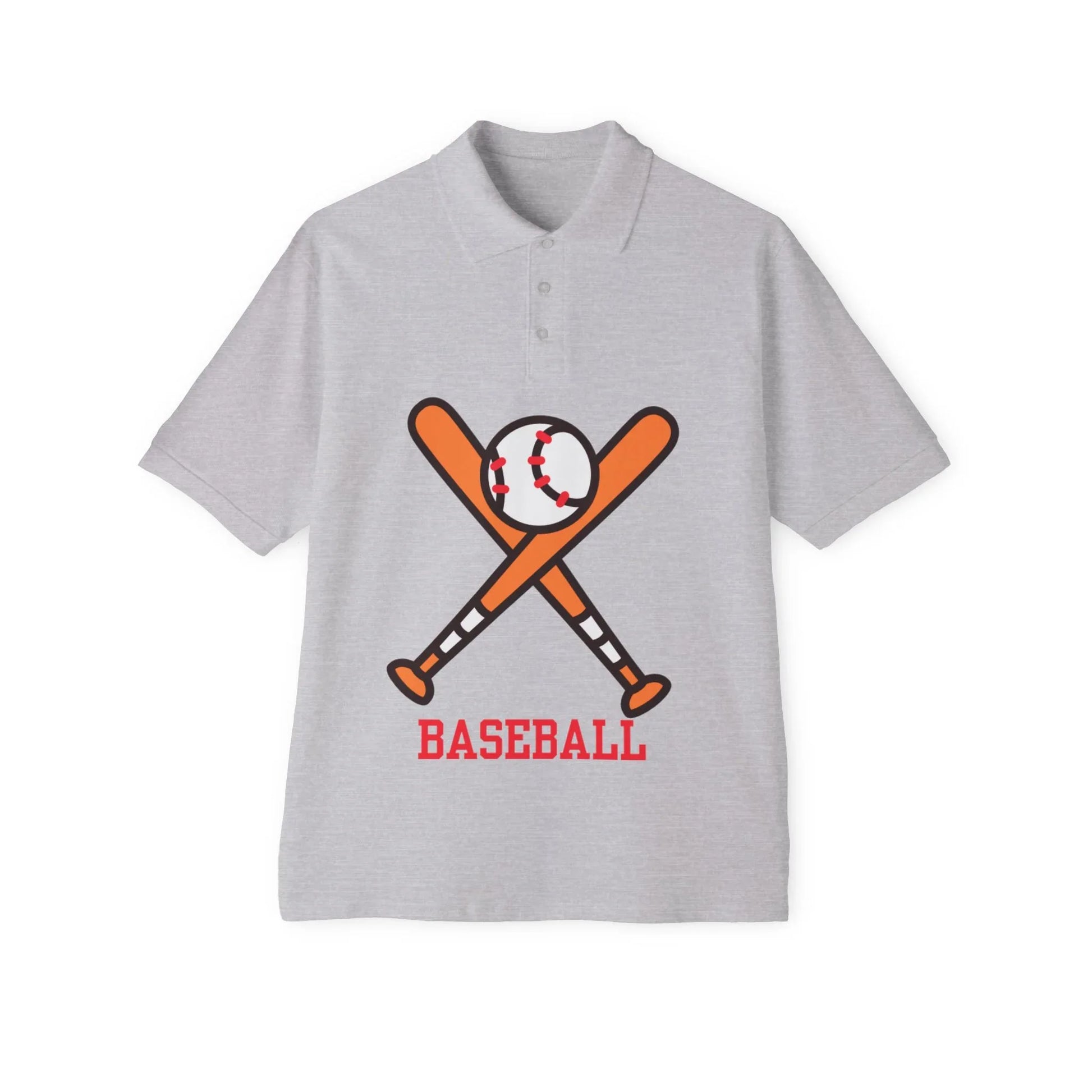 Men's Polo Tee - Baseball Piqué Polo for Casual Sports - RizQ Life 