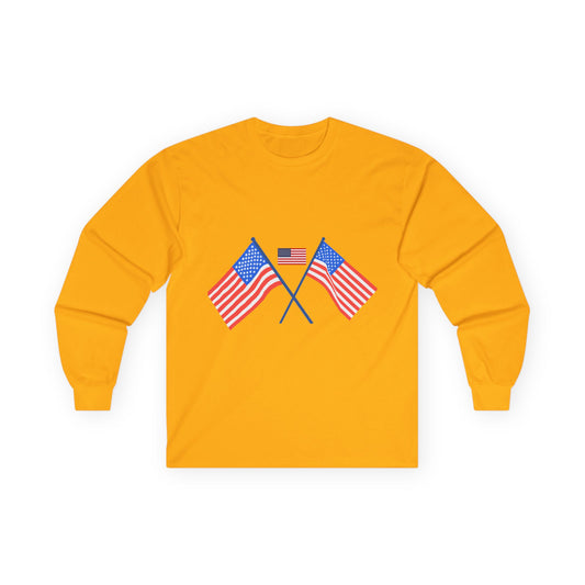 Women's Patriotic Long Sleeve Tee