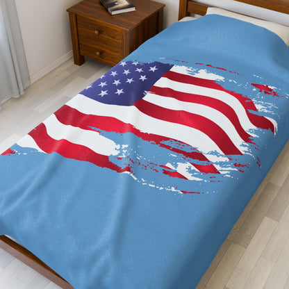 Cozy Velveteen Plush Blanket - Soft Throw for Home, Gift for Living Room, Snuggling, Home Decor, Comfort Blanket