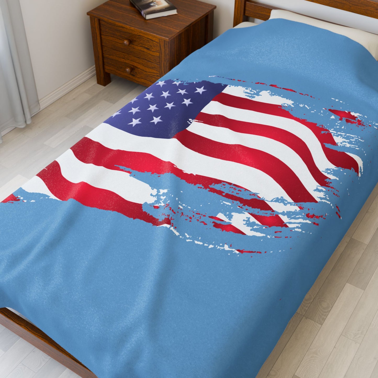 Cozy Velveteen Plush Blanket - Soft Throw for Home, Gift for Living Room, Snuggling, Home Decor, Comfort Blanket