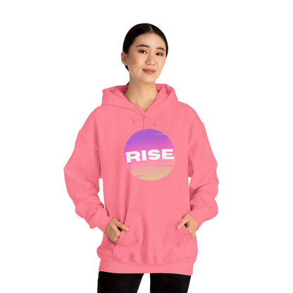 Women's Rise Graphic Hoodie - Cozy & Inspirational Sweatshirt