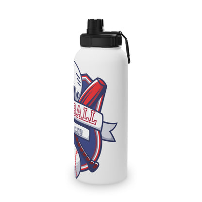 Baseball Sports Stainless Steel Water Bottle - Perfect for Athletes and Fans