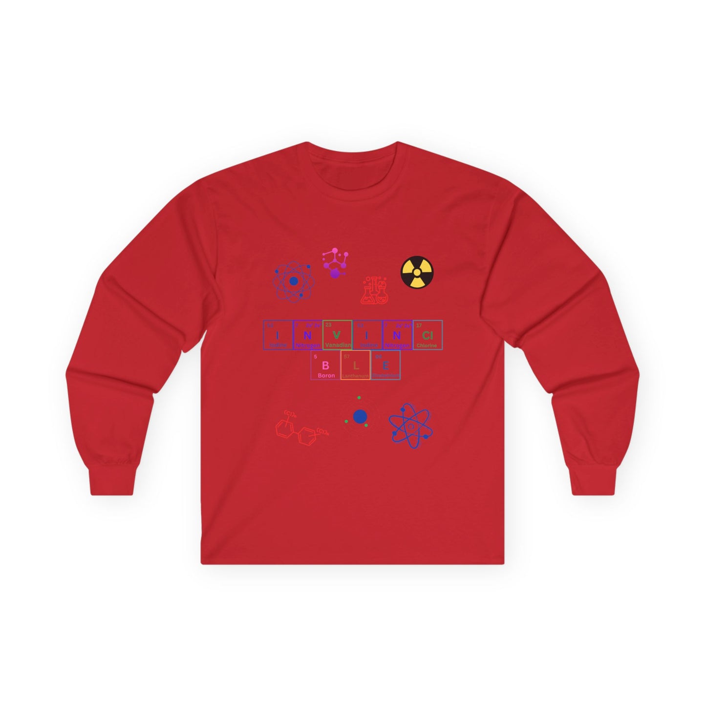 Invincible Unisex Long Sleeve Tee - Science Inspired Graphic Tee