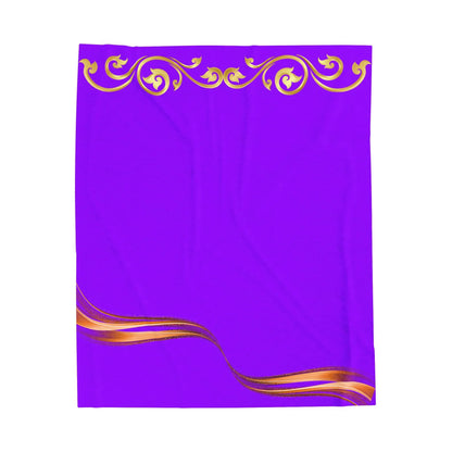 Cozy Velveteen Plush Blanket, Soft Throw for Comfort, Home Decor, Gift for Holidays, Bedroom or Living Room - RizQ Life 