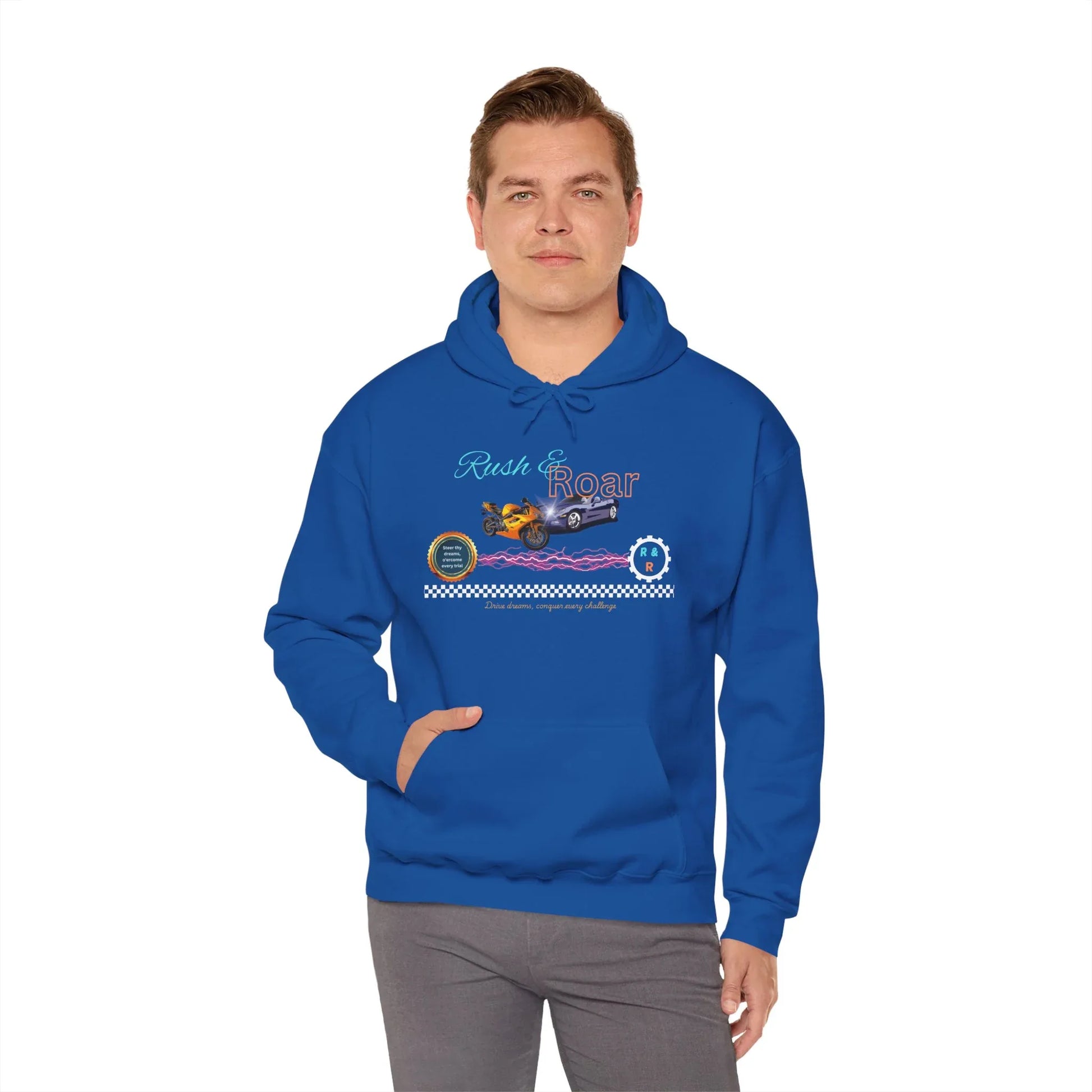 Vintage Car Hoodie - Cool and Cozy Unisex Sweatshirt for Road Trips - RizQ Life 