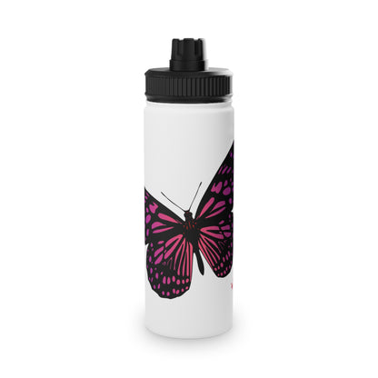 Butterfly Stainless Steel Water Bottle