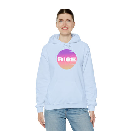 Women's Rise Graphic Hoodie - Cozy & Inspirational Sweatshirt