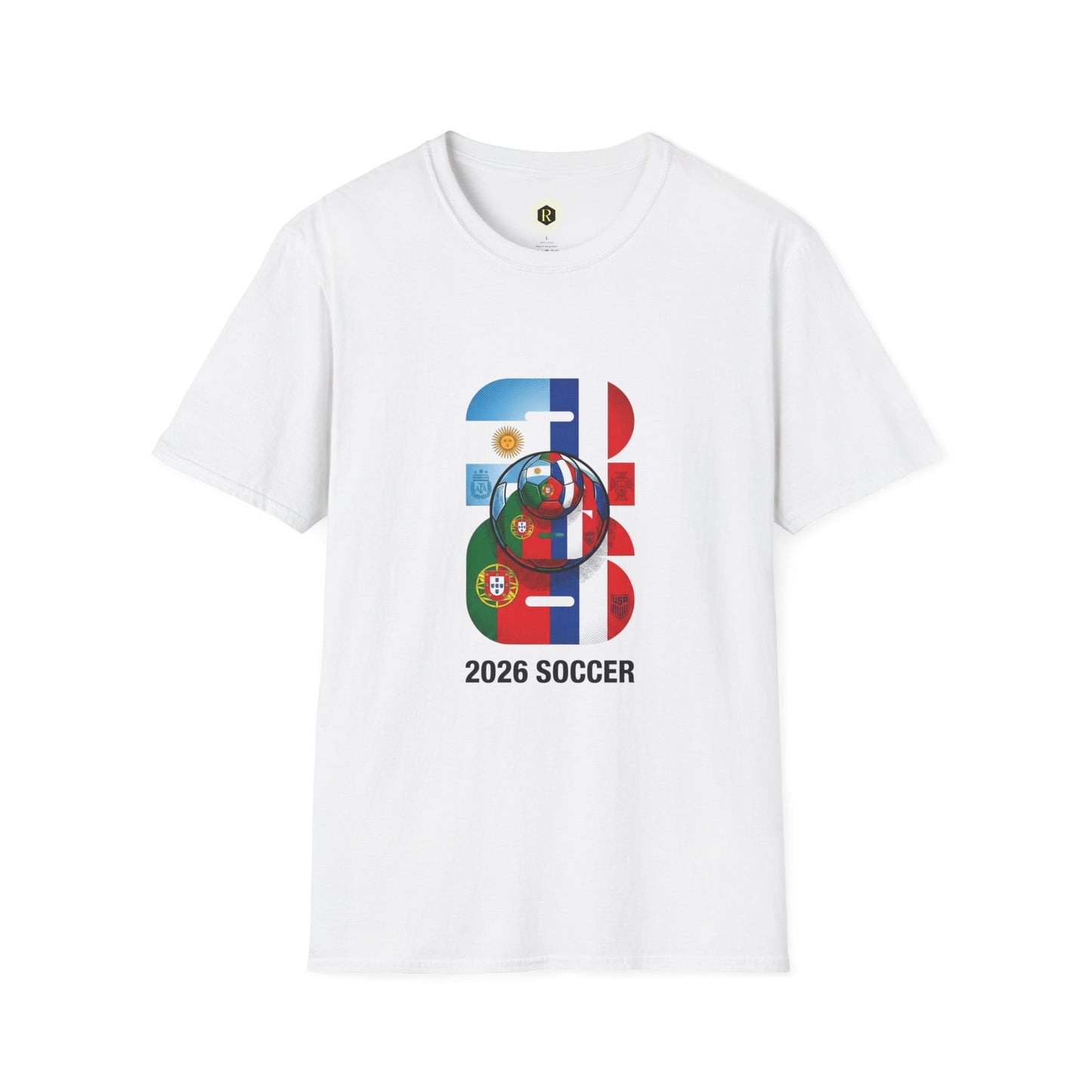 2026 Soccer World Flags T-Shirt | Football Tournament Graphic Tee