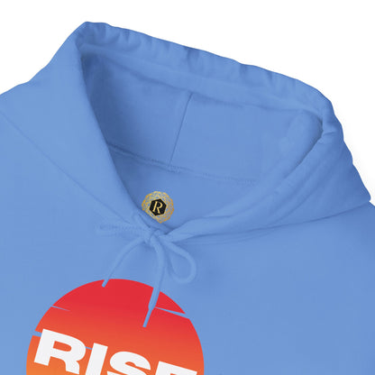 Men's Rise Sunset Hoodie - Comfortable Heavy Blend Sweatshirt