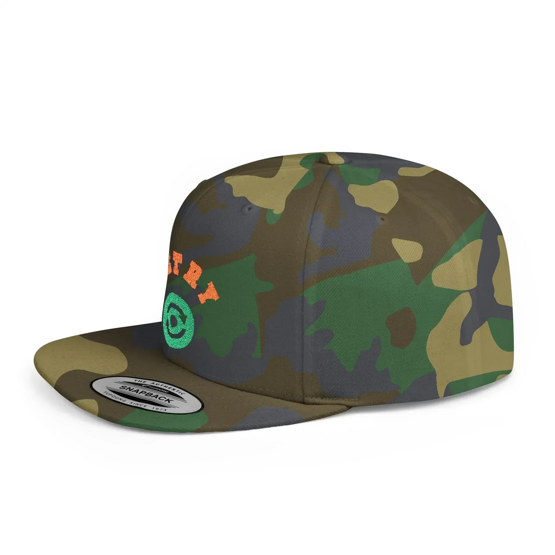 Retry Vintage Flat Bill Snapback Cap – Adjustable streetwear hat for men & women. Ideal gift for casual fashion, festivals, and urban style. - RizQ Life 