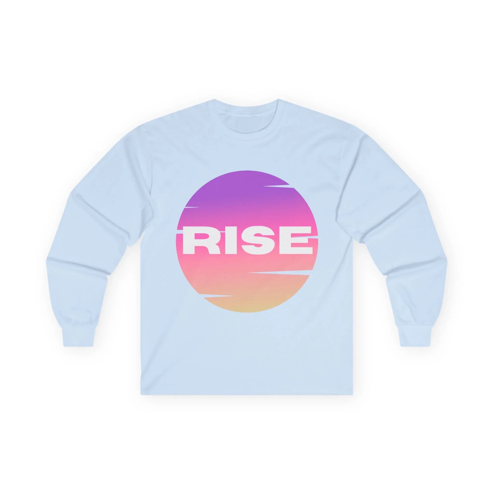 Motivational Long Sleeve Tee - 'RISE' Graphic - RizQ Life 
