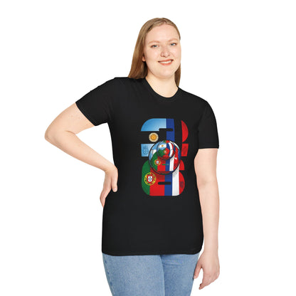 2026 Soccer World Flags T-Shirt | Football Tournament Graphic Tee