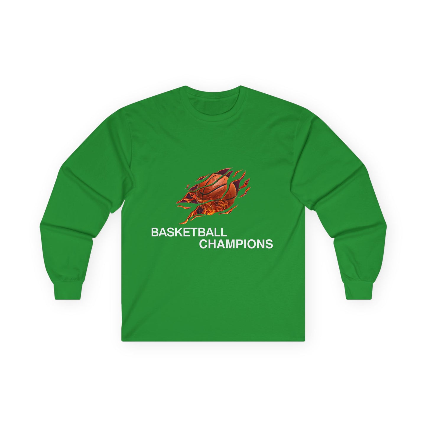 Basketball Champions Long Sleeve Tee - Unisex Cotton Shirt
