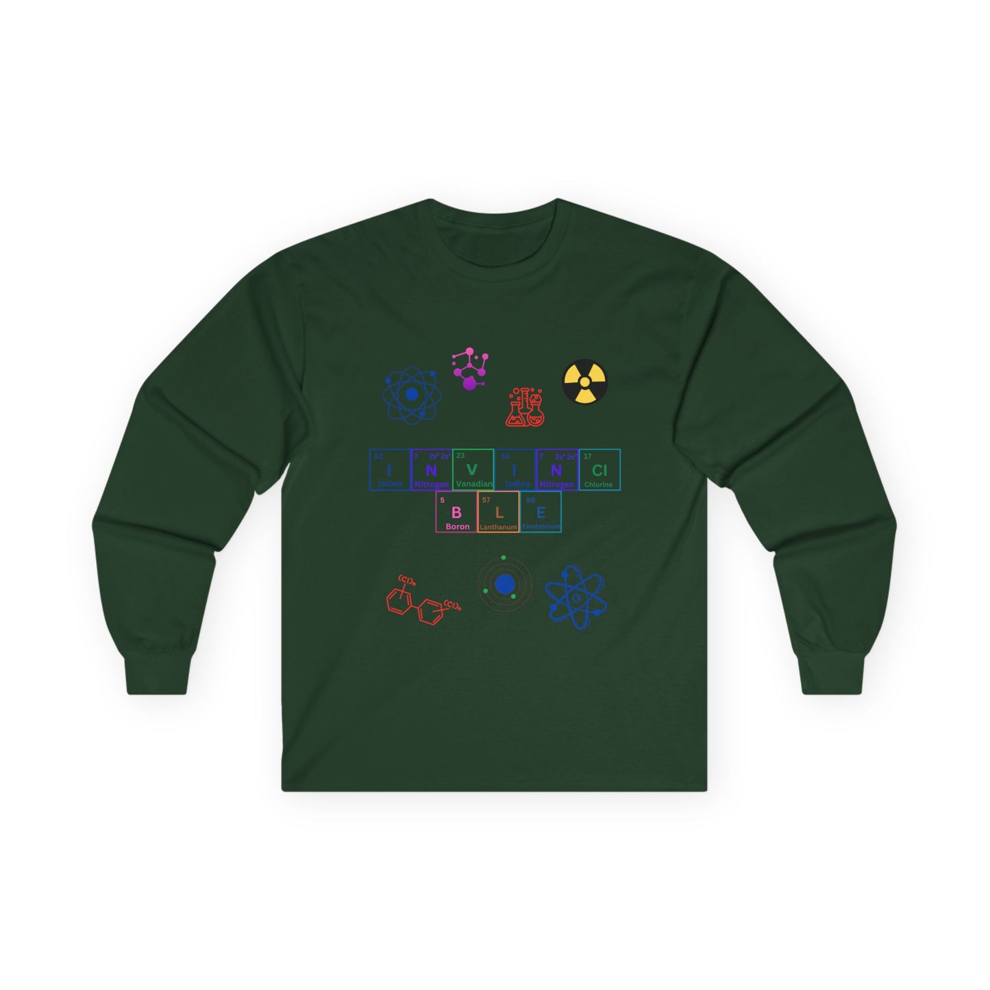 Invincible Unisex Long Sleeve Tee - Science Inspired Graphic Tee