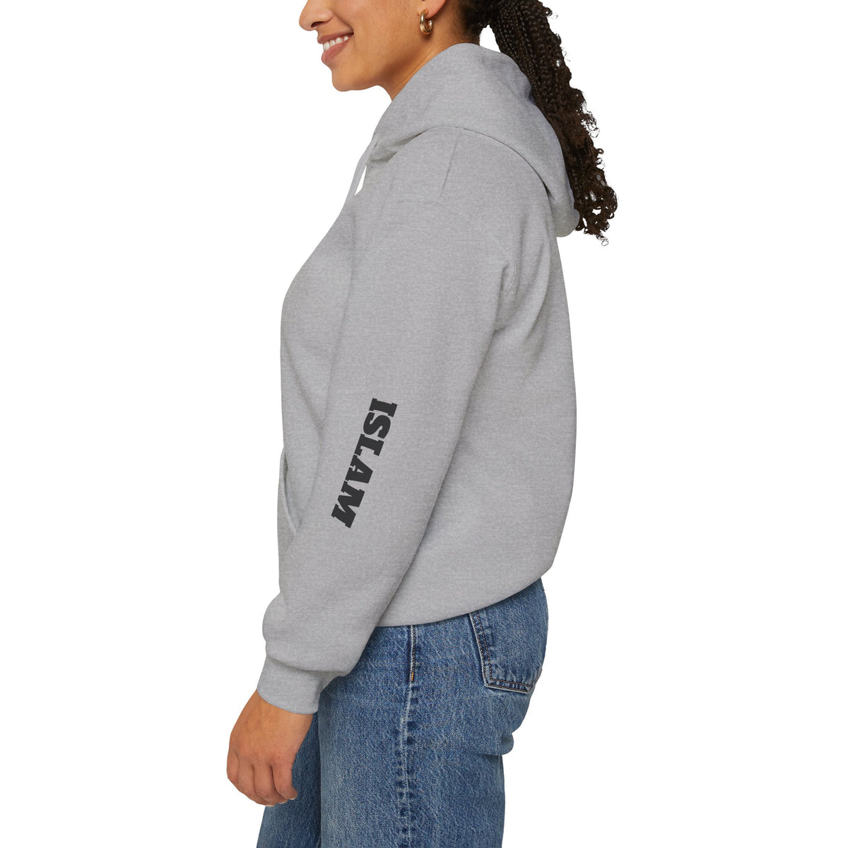 Islamic Calligraphy Hoodie Arabic Faith
